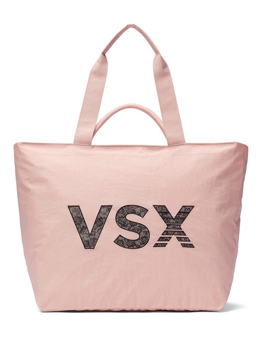 VSX Pale Pink Tote with Black Logo